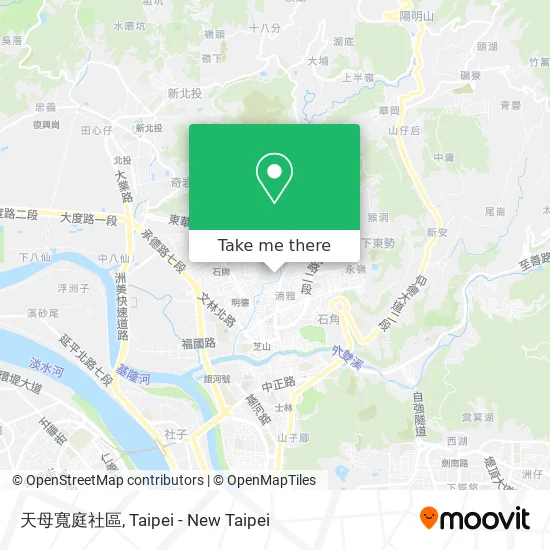 天母寬庭社區 map