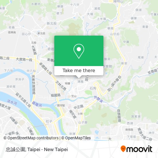 忠誠公園 map
