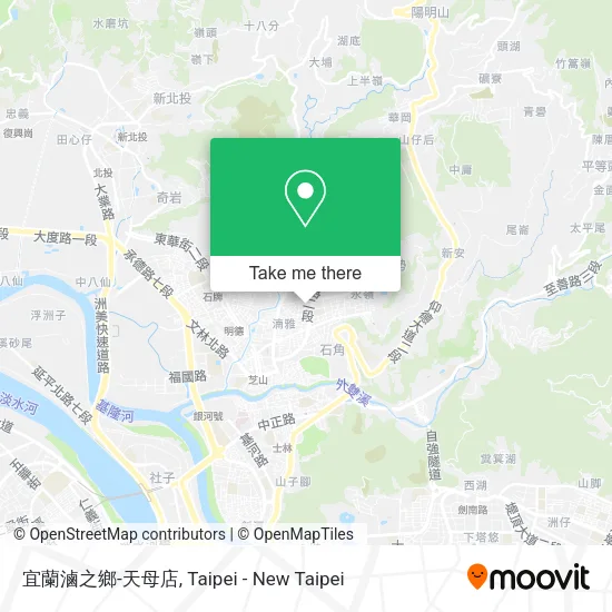 宜蘭滷之鄉-天母店地圖