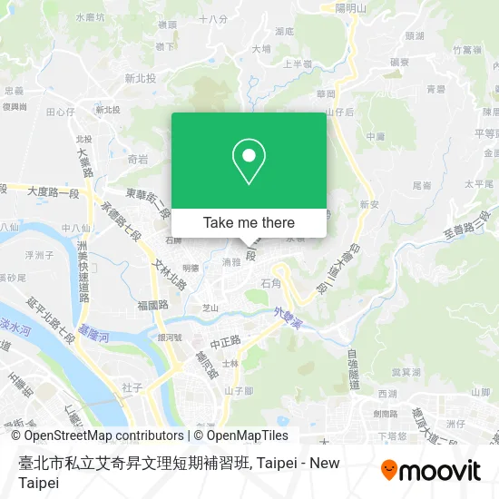 臺北市私立艾奇昇文理短期補習班 map