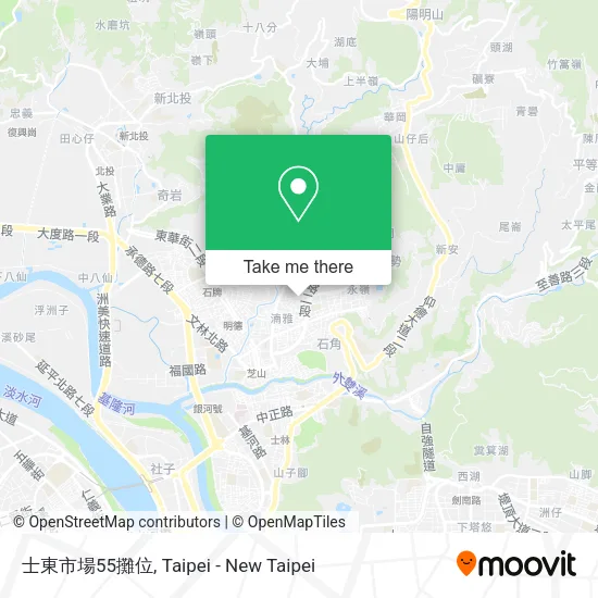 士東市場55攤位地圖