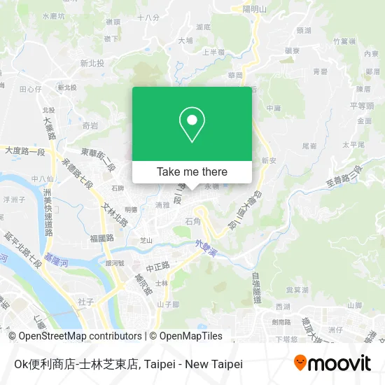 Ok便利商店-士林芝東店地圖