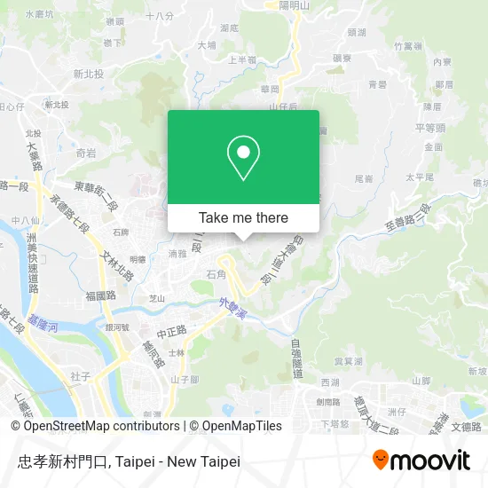 忠孝新村門口地圖