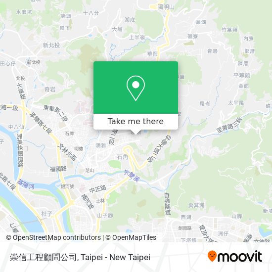 崇信工程顧問公司 map