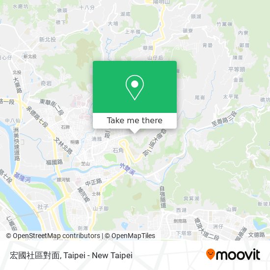 宏國社區對面 map