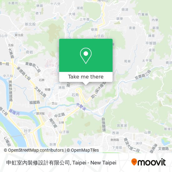 申虹室內裝修設計有限公司 map