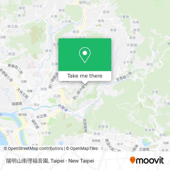 陽明山衛理福音園 map