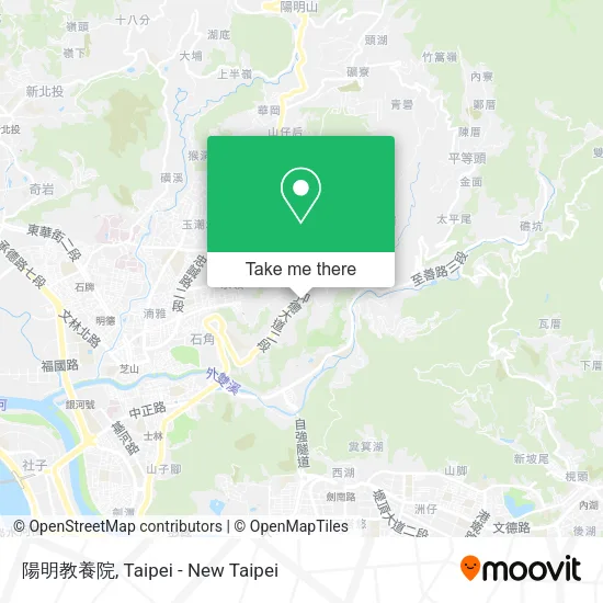陽明教養院地圖