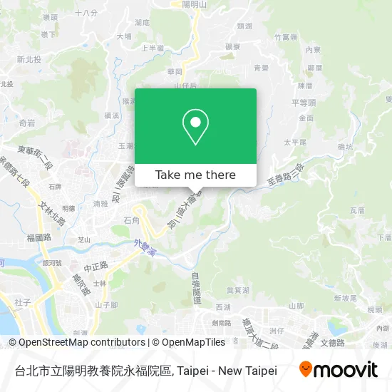 台北市立陽明教養院永福院區地圖
