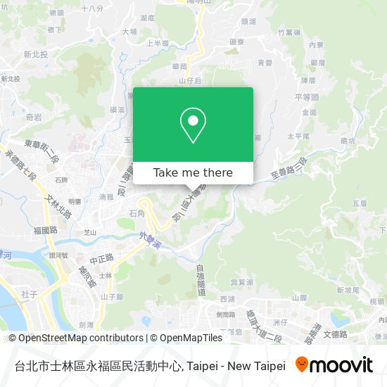 台北市士林區永福區民活動中心 map