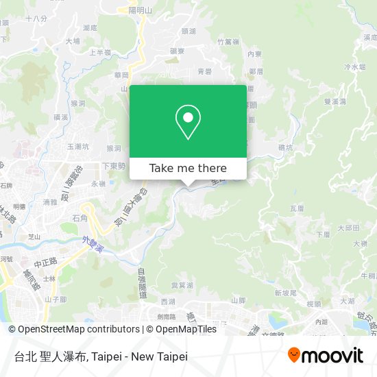 台北 聖人瀑布 map