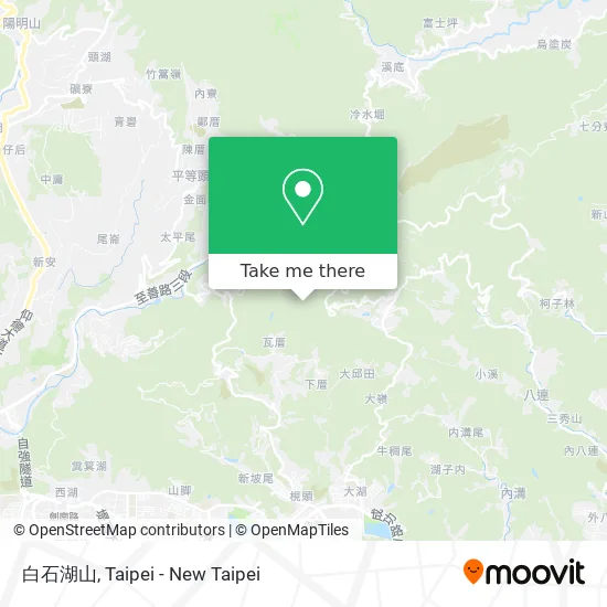 白石湖山 map
