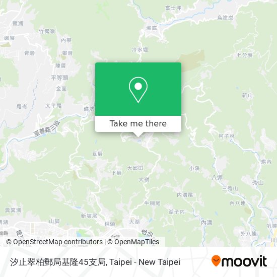 汐止翠柏郵局基隆45支局地圖