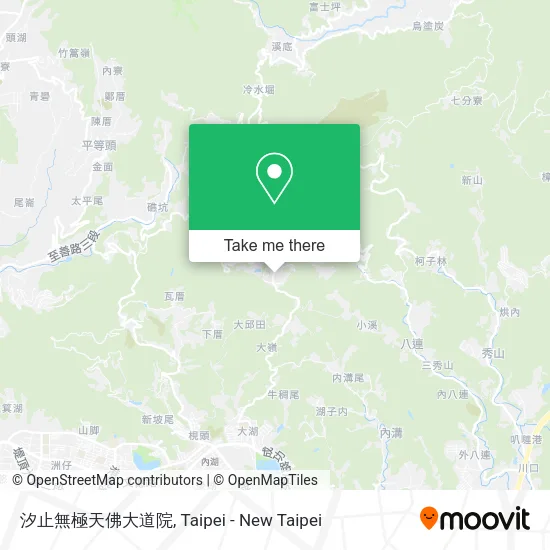 汐止無極天佛大道院地圖