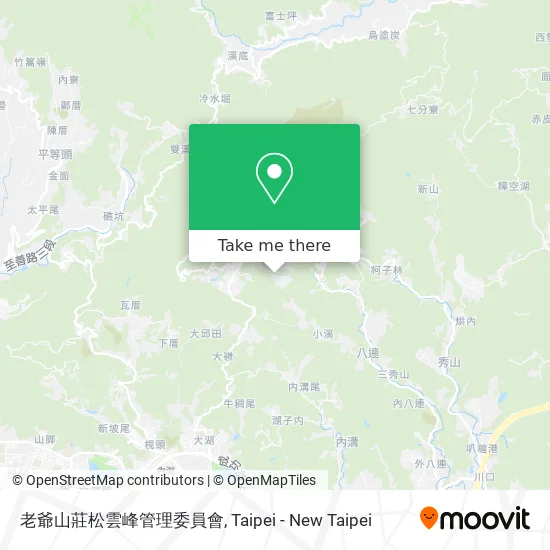 老爺山莊松雲峰管理委員會 map
