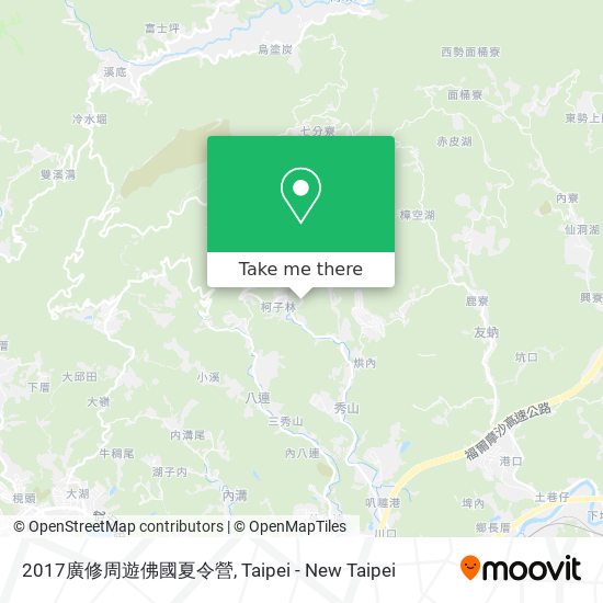 2017廣修周遊佛國夏令營 map