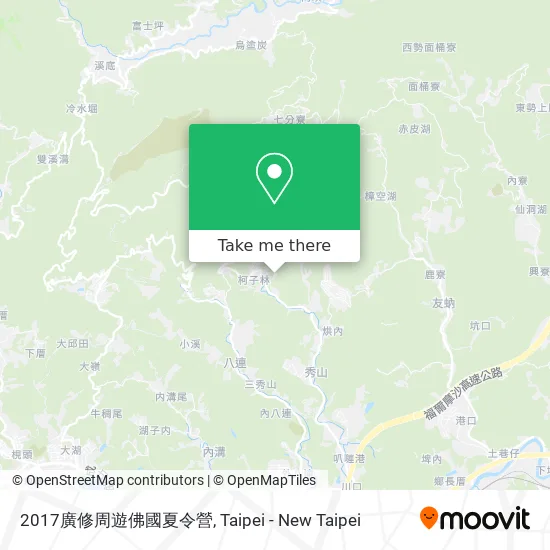 2017廣修周遊佛國夏令營 map