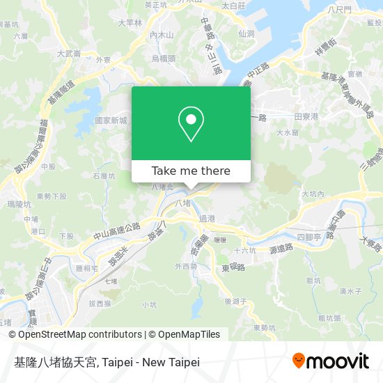 基隆八堵協天宮 map