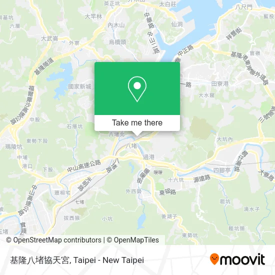 基隆八堵協天宮 map