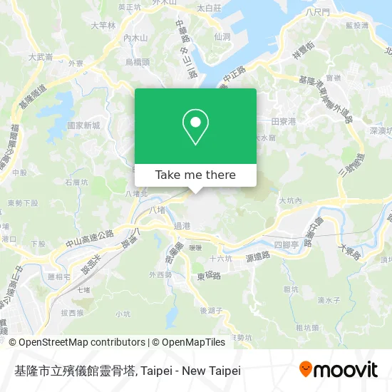 基隆市立殯儀館靈骨塔 map