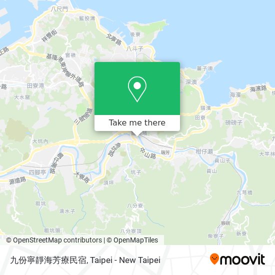 九份寧靜海芳療民宿 map
