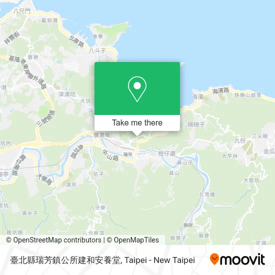 臺北縣瑞芳鎮公所建和安養堂地圖