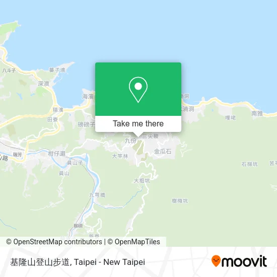 基隆山登山步道 map