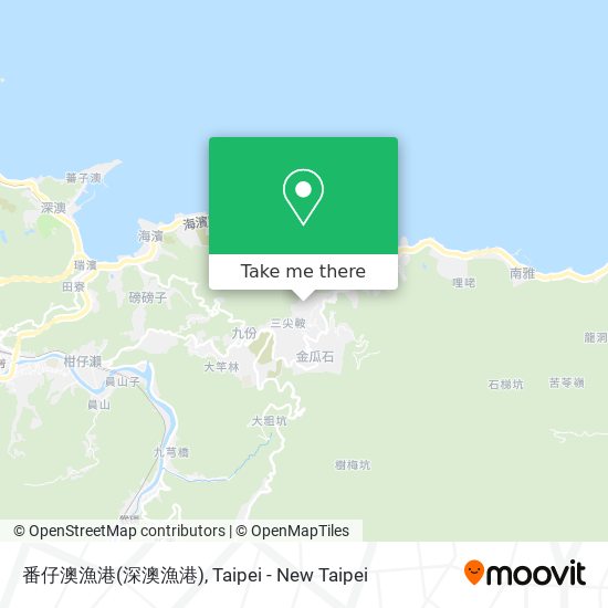 番仔澳漁港(深澳漁港)地圖