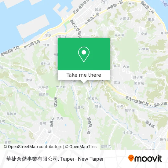 華捷倉儲事業有限公司地圖