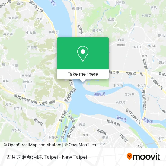 古月芝麻蔥油餅 map