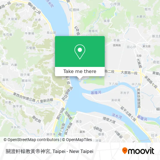 關渡軒轅教黃帝神宮 map