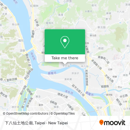 下八仙土地公廟 map