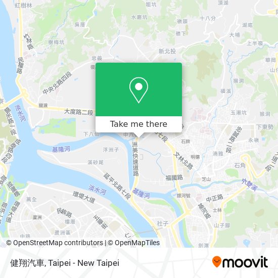 健翔汽車 map