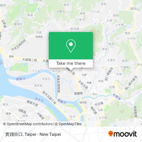 實踐街口 map