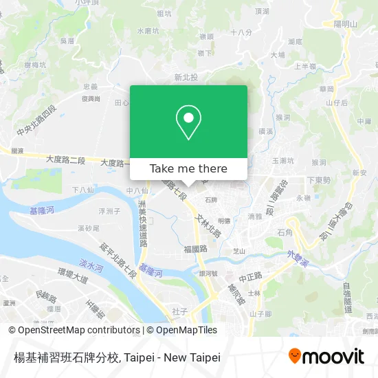 楊基補習班石牌分校 map