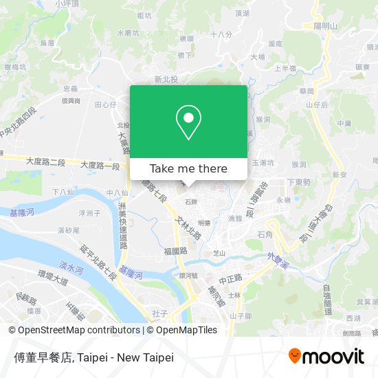 傅董早餐店 map