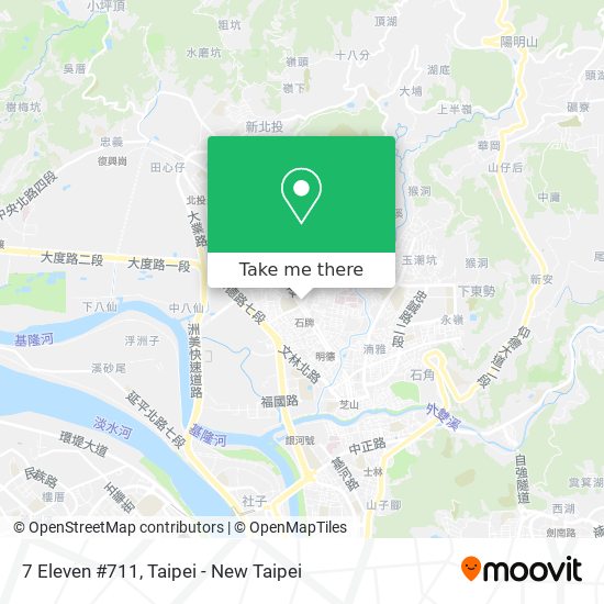 7 Eleven #711 map
