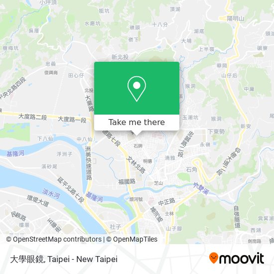 大學眼鏡 map