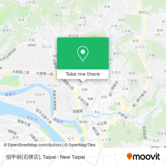 指甲樹(石牌店) map