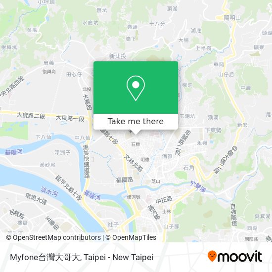 Myfone台灣大哥大 map