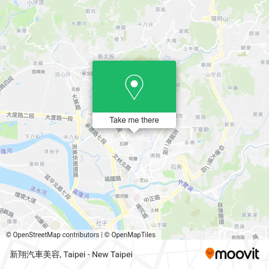 新翔汽車美容地圖