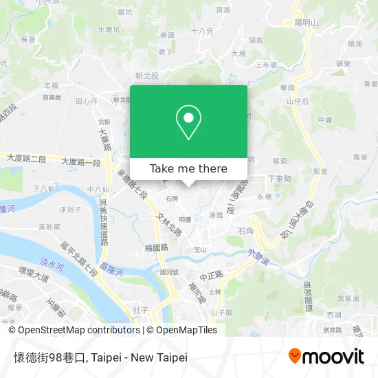 懷德街98巷口 map