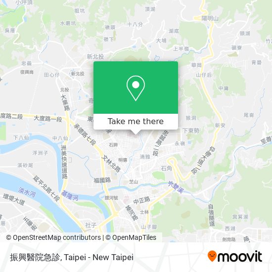 振興醫院急診 map