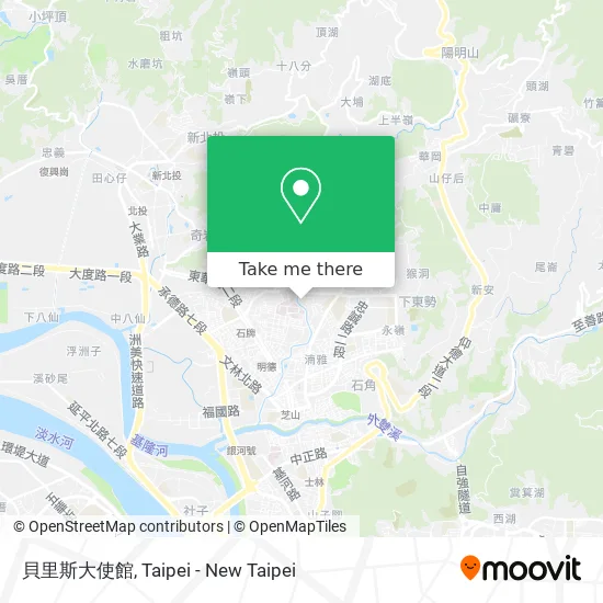 貝里斯大使館 map