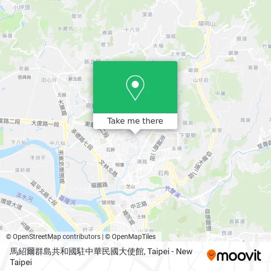 馬紹爾群島共和國駐中華民國大使館 map