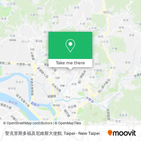 聖克里斯多福及尼維斯大使館 map