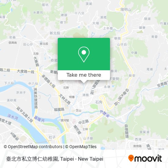 臺北市私立博仁幼稚園地圖