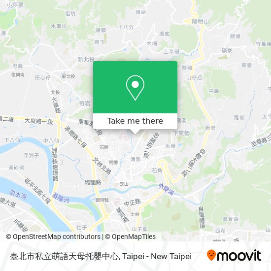 臺北市私立萌語天母托嬰中心 map