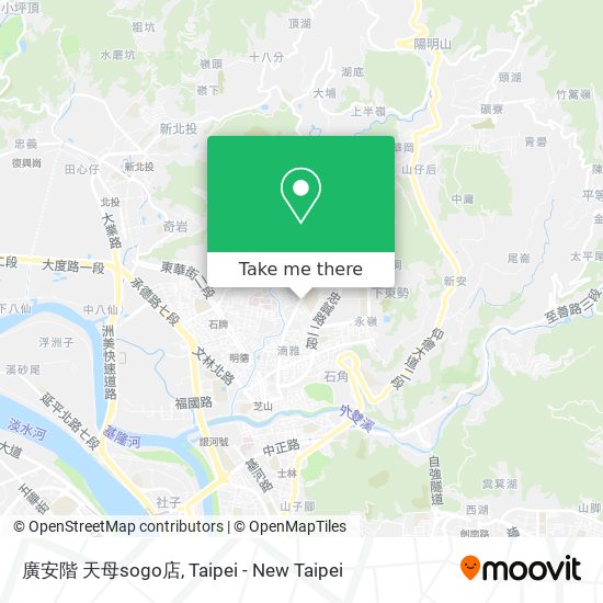 廣安階 天母sogo店 map