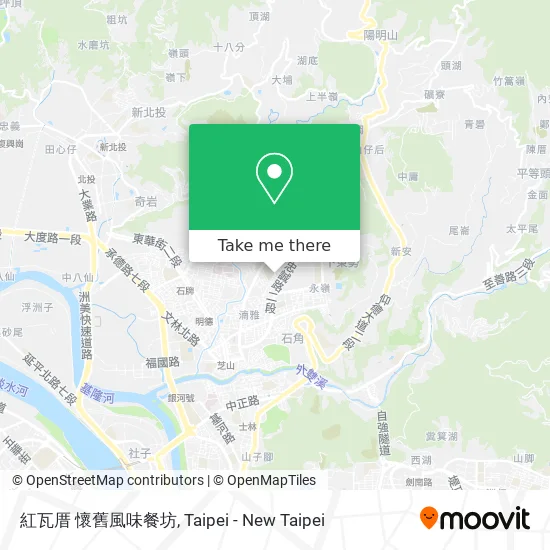 紅瓦厝 懷舊風味餐坊地圖
